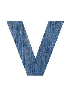 Font jeans Foto stock