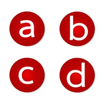Font letter Stock Illustration