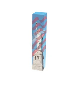 Font NYC lowercase l render Stock Illustration