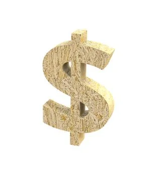 Font Oriented Strand Board special character ALT36 render Stock Illustration