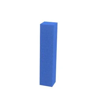Font Plastic large spark erosion blue capital I render Stock Illustration