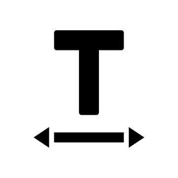 Font Size Icon. Concept of text editing, typography, and formatting. Stock Illustration