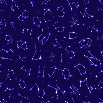 Font space alphabet typeface script star geometry abstract letters seamless Illustrazione stock