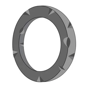 Font stone Stock Illustration