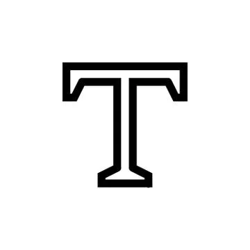 Font &amp; Text Properties Icon Stock Illustration