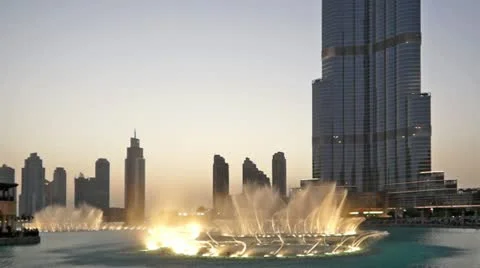 Fontain Day8 Stock Footage 12438057