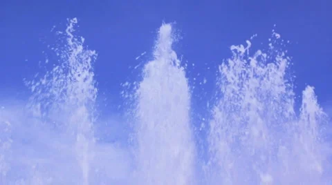 Fontain with water splashes Stock Footage 5503347