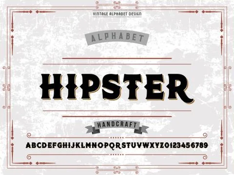 Font.alphabet.Shadow EffectTypeface.Script.Handcrafted handwritten vector lab Stock Illustration