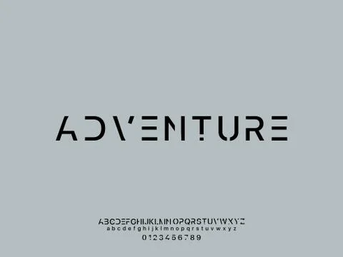 Font.alphabet.Typeface.Script.Shadow Effect.Handcrafted handwritten vector la Illustrazione stock