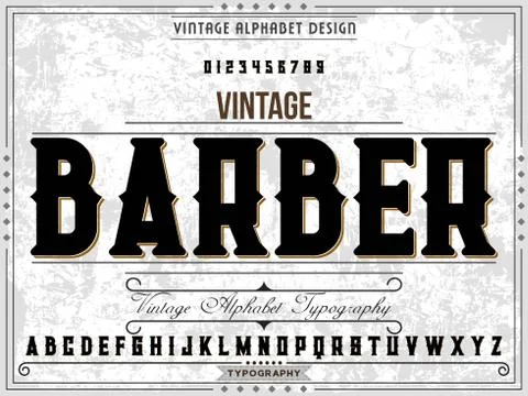 Font.alphabet.Typeface.Script.Shadow Effect.Handcrafted handwritten vector la 库存插图