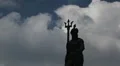 Fontana di Nettuno, Neptune's Fountain, Bologna, Italy, Italian Monument HD Footage