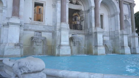 Fontanone of Gianicolo in Rome Stock Footage 303447371