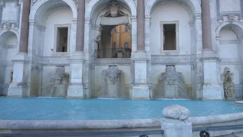 Fontanone of Gianicolo in Rome Stock Footage 303447804