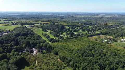 Fonthill, Green open fields, Ontario Stock Footage 262873052