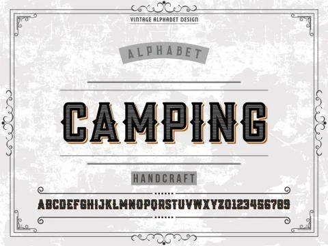 Font.Script.alphabet.Typeface.Shadow Effect.Handcrafted handwritten vector la 库存插图