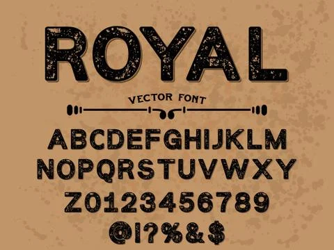 Font.Typeface.alphabet..Script.Shadow Effect.Handcrafted handwritten vector l Illustrazione stock