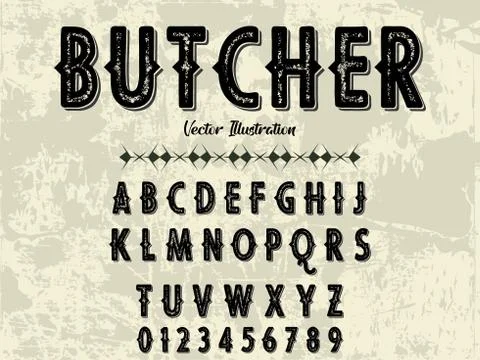 Font.Typeface.alphabet..Script.Shadow Effect.Handcrafted handwritten vector l Illustrazione stock