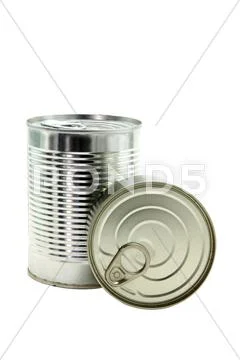 Food aluminum can Stock Photos