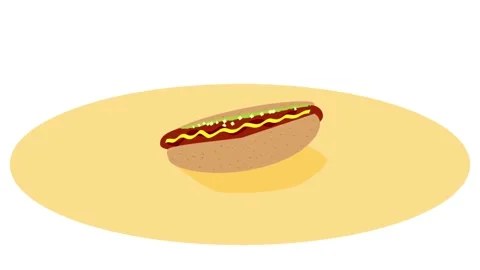 Food animation Stock Footage 195943503