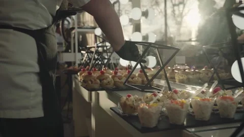 Food appetizer for party with friend	 Stock Footage 232812619