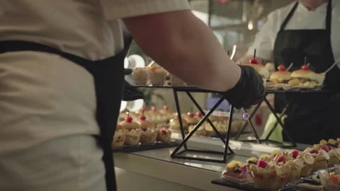 Food appetizer for party with friend	 Stock Footage 232812638