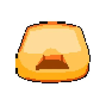 Food automatic pet feeder pixel art vector illustration Stock-Illustration