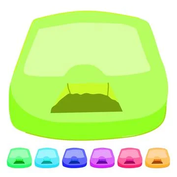 Food automatic pet feeder vector cartoon graphic Stock Illustration