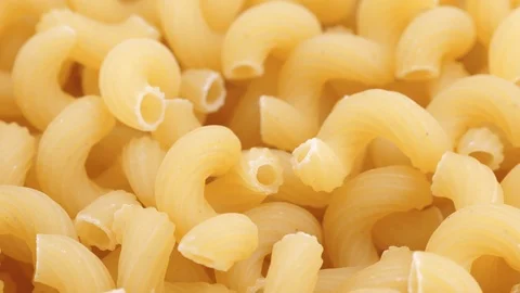 Food background, macaroni rotating, (loopable) Video stock 92667978