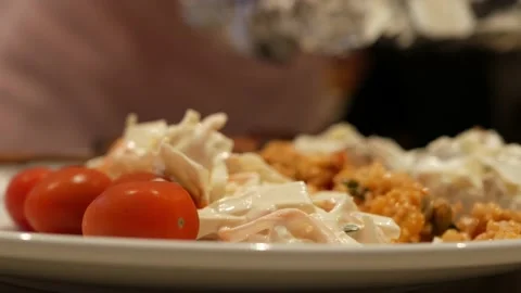 Food being prepared Stock Footage 167861403