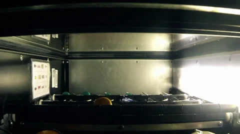 FOOD &amp; BEVERAGE MACHINE SLOW MOTION Stock Footage 25614559