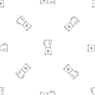 Food blender pattern seamless vector イラスト素材