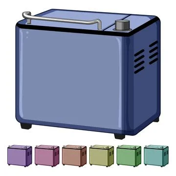 Food bread maker cartoon vector graphic Stock Illustration
