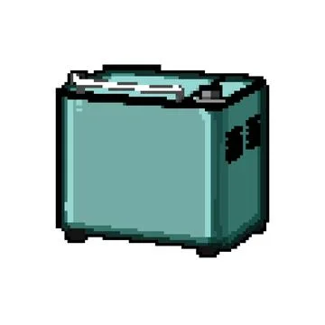 Food bread maker pixel art vector illustration Stock Illustration