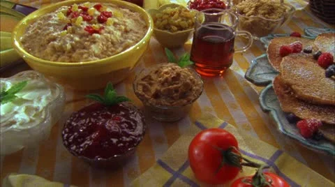 FOOD BREAKFAST 04 Stock Footage 10801673