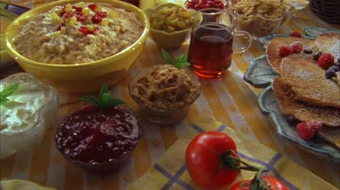 FOOD BREAKFAST 05 Video stock 10801680