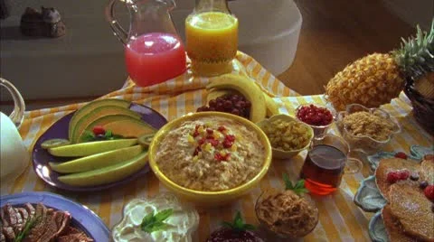 FOOD BREAKFAST 06 Stock Footage 10801685