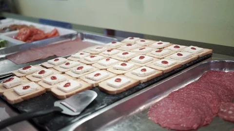 Food breakfast buffe 2 Stock Footage 89684333