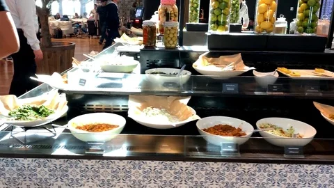 A Food Buffet co Stock Footage 120938333