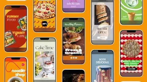 Food Cafe Pack Stock After Effects