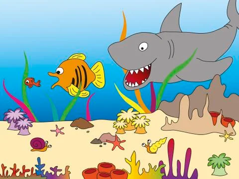 Food chain Stock Illustration