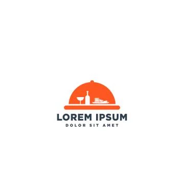 Food chef logo design vector icon element Stock Illustration