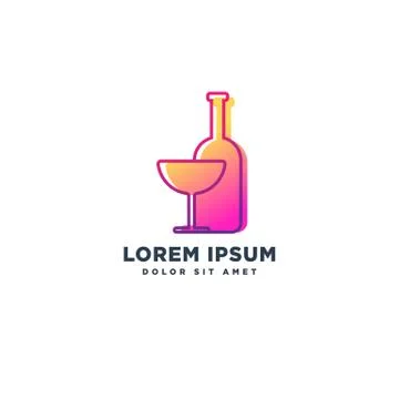 Food chef logo design vector icon element Stock Illustration