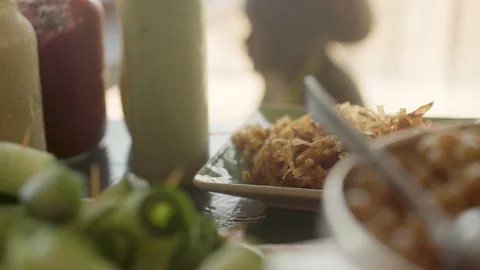 Food Close Up Stock Footage 105725323