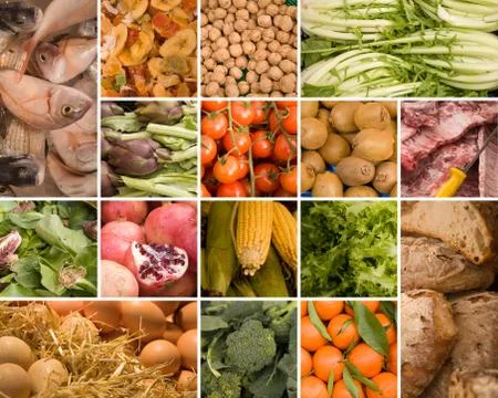 Food collection Stock Photos