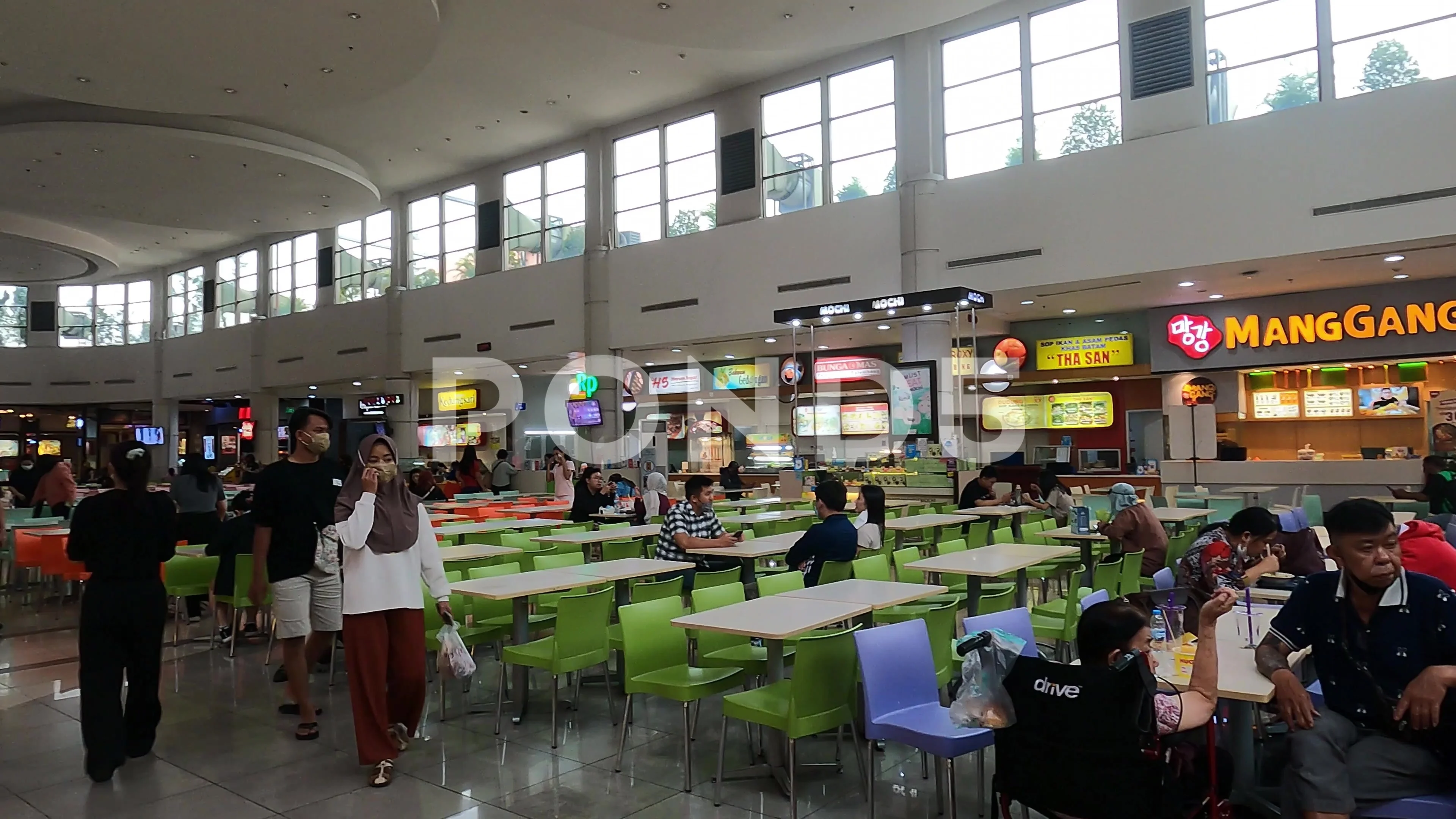 food court summarecon mall serpong Stock Video Pond5