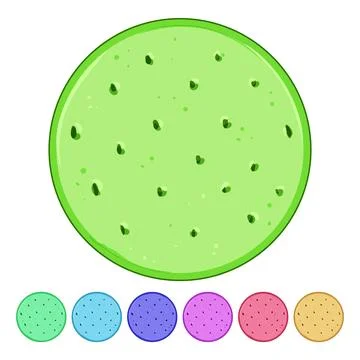 Food cracker biscuit cartoon vector graphic Stock Illustration