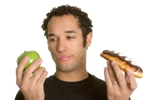 Food decision Stock Photos