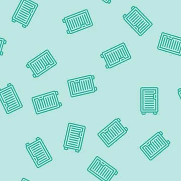 Food dehydrator line vector seamless pattern Stock Illustration