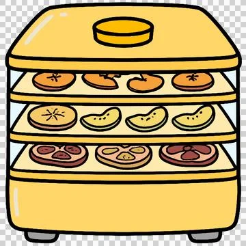 Food dehydrator machine Stock Illustration