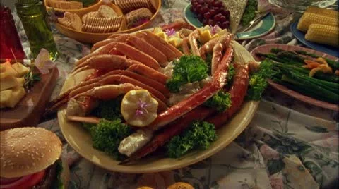 FOOD DINNER 04 Stock Footage 10802026